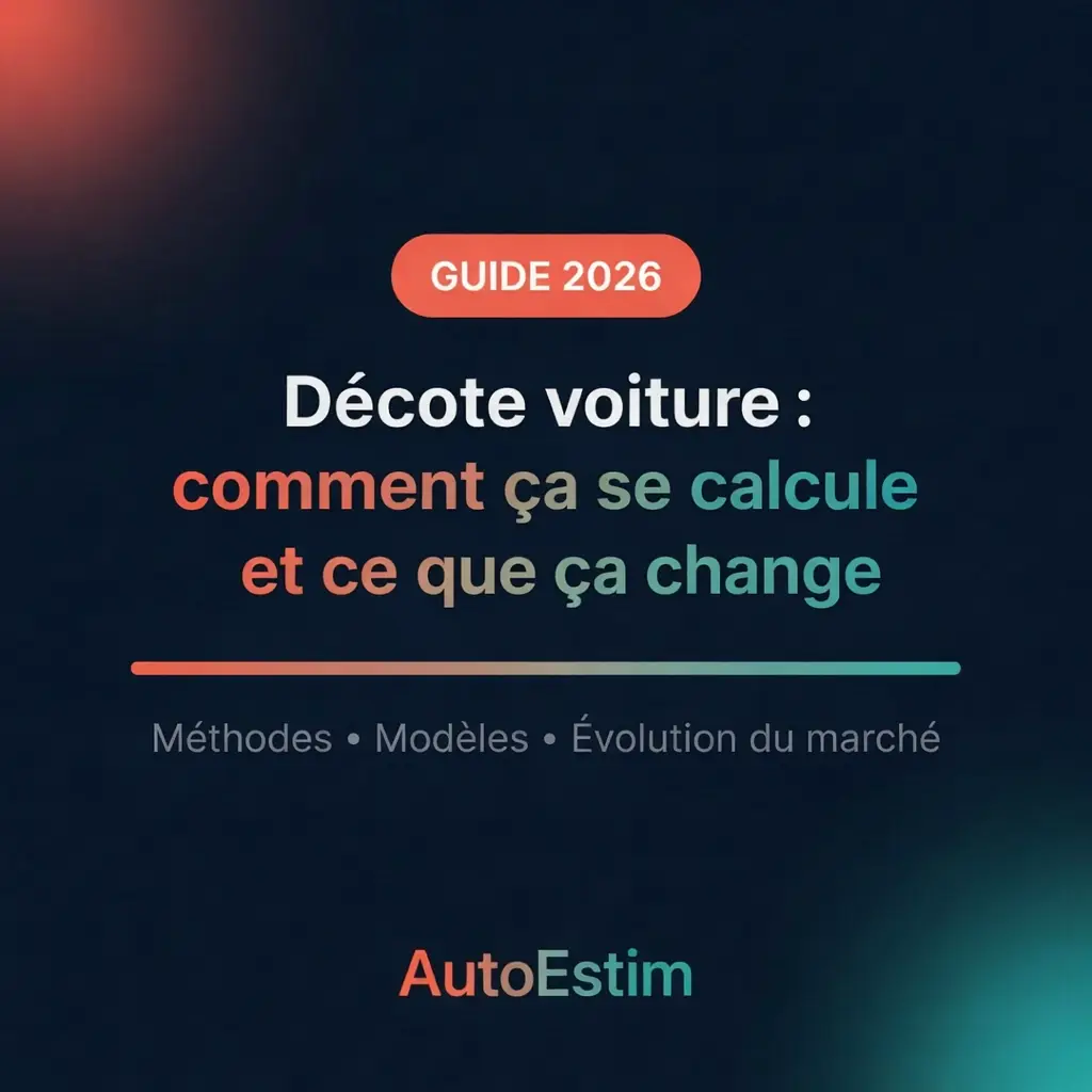 Décote voiture : comment ça se calcule et ce que ça change