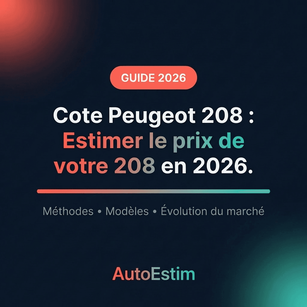 Cote Peugeot 208 : estimer le prix de votre 208 en 2026